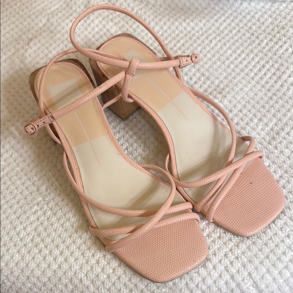 Dolce Vita Peach Strappy Sandals